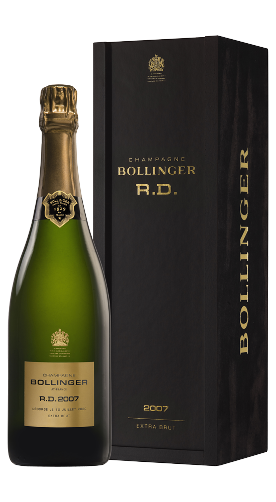 Champagne Bollinger R.D. 2007 avec étui