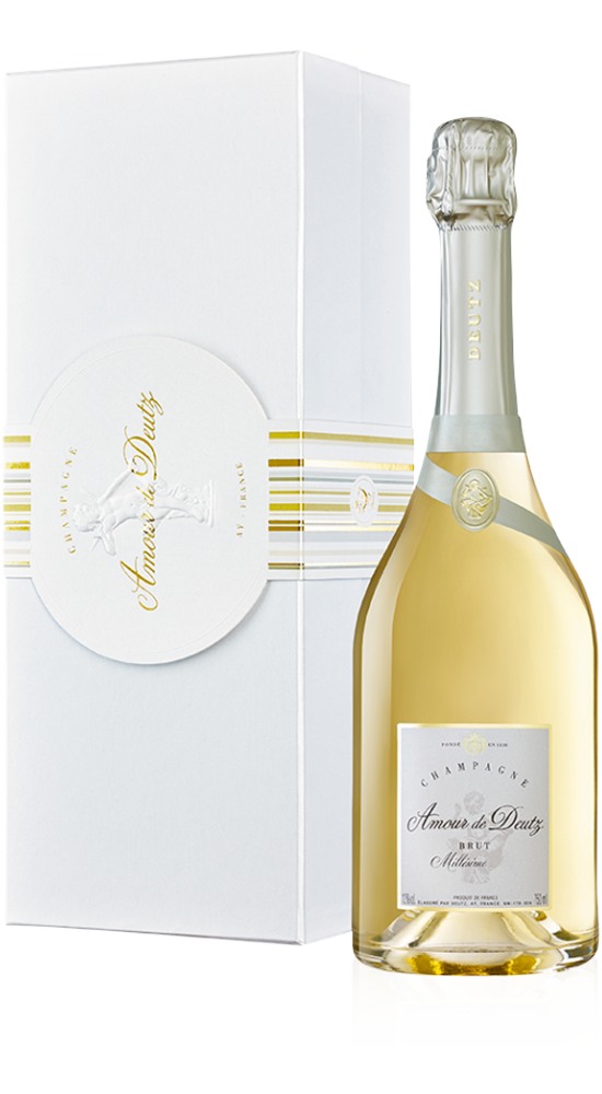Champagne Deutz Demi bouteille - Amour de Deutz 2015 avec coffret