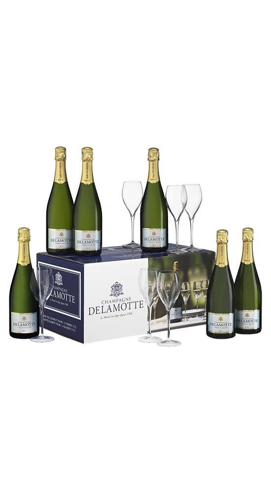 Champagne Delamotte Brut Coffret Célébration