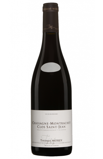 Domaine Thomas Morey : Chassagne Montrachet 1er Clos Saint Jean rouge 2019