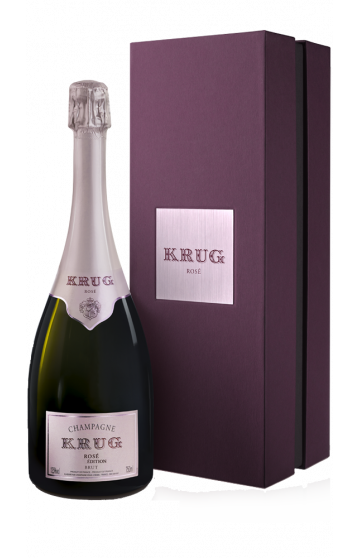 Champagne Krug Rosé 26ème Edition with gift box