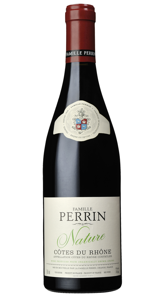 Famille Perrin : Côtes du Rhône "Nature" 2019, Organic