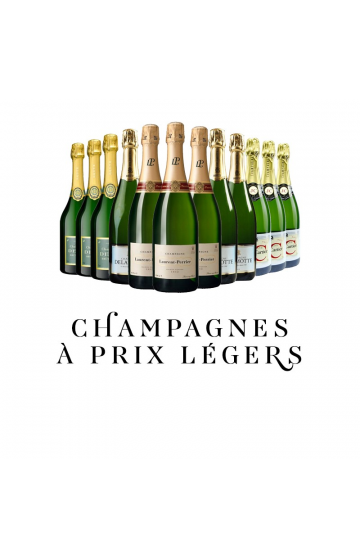 Deutz, Laurent Perrier, Delamotte, Jacques Cartier... Champagnes à prix légers !