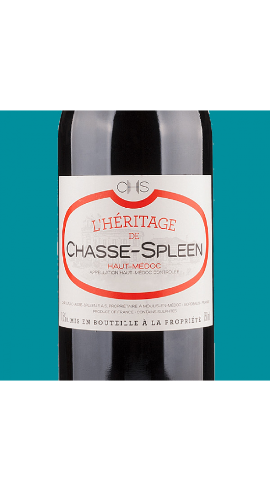 L'héritage de Chasse Spleen 2015, 12bouteilles.com, vente de vin en ligne, en stock  